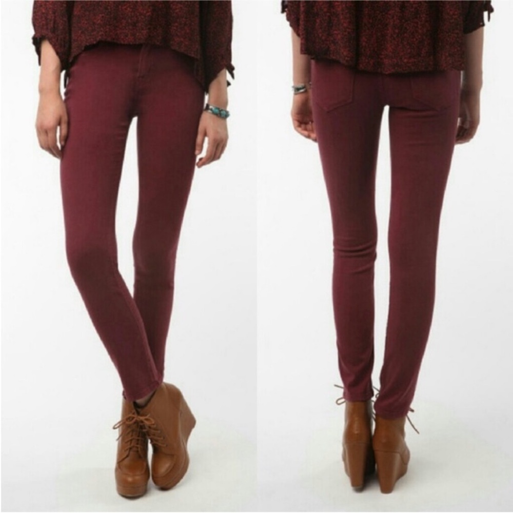 BDG Women's Cigarette High Rise Purple Jeans Size 25
